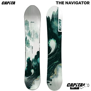 CAPITA SNOWBOARD�@26-27 THE NAVIGATOR /�@�L���s�^�@�U �i�r�Q�[�^�[�@�S�����������@�`���[�������@2027 ���K�i�@�ۏ؏��t �y2026�N10����菇�������\��z