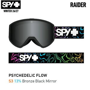 SPY GOGGLE �X�p�C �S�[�O�� 26-27�@RAIDER ���C�_�[ �J���[:PSYCHEDELIC FLOW �}�C�i�[�`�F���W 2027 ���{���K�i�y �������� �z SNOWBOARD SKI GOGGLE �X�m�[�{�[�h �X�L�[ �y2026�N10����菇�������\��z