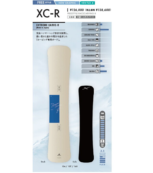 楽天市場】 OGASAKA SNOWBOARD/ XC-R【EXTREME CARVE-R】/オガサカ 
