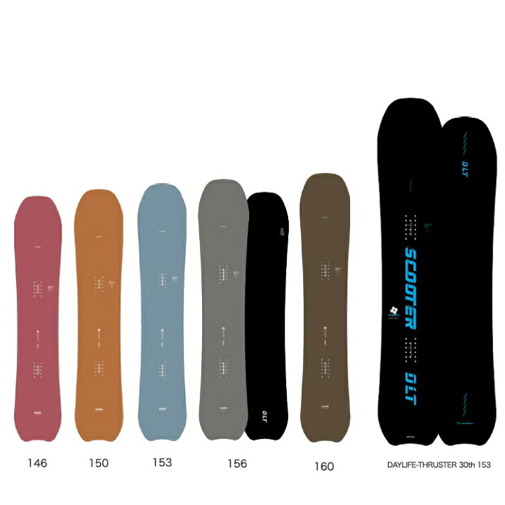 楽天市場】SCOOTER SNOWBOARD DAYLIFE-THRUSTER 26‐27/ スクーター 