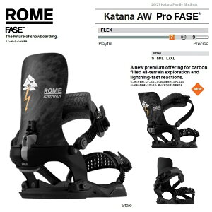 ROME BINDING 26-27 KATANA AW PRO FASE �i�J���[:STALE) ���[�� �J�^�i �v�� �t�F�[�Y�@�t�@�X�g�G���g���[�V�X�e�� Stale Sandbech �X�e�[���E�T���h�x�b�N ���{���K�i 26/27 2027 �y2026�N10�����ח\��z