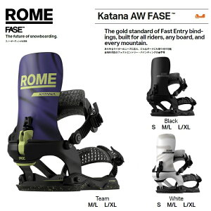 ROME BINDING 26-27 KATANA AW FASE ���[�� �J�^�i �t�F�[�Y�@�t�@�X�g�G���g���[�V�X�e�� ���{���K�i 26/27 2027 �y2026�N10�����ח\��z