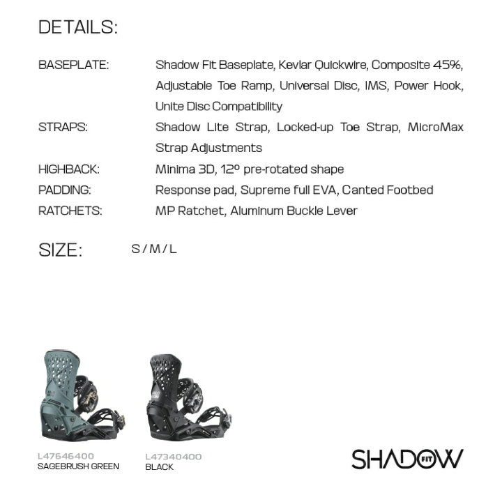 楽天市場】 SALOMON 24-25 HIGHLANDER サロモン ハイランダー SHADOW 