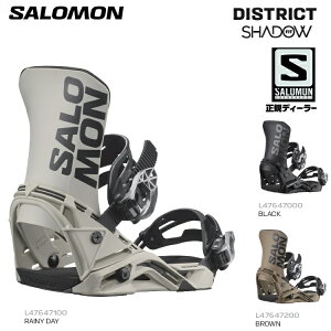 SALOMON 24-25 DISTRICT@BINDING@/T@fBXgNg@SHADOW FIT Vh[tBbg@BINDING oCfBO@ 2025 SALOMON{Ki@ۏ؏t@@@I