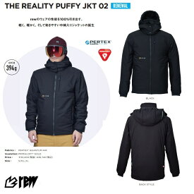 REW THE REALITY PUFFY JKT 02 PRIMALOFT　/アールイーダブリュー/　ボード用インナー　REW　送料無料！2024モデル