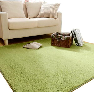 ラグ 100x120 ラグマット 夏用 洗える カーペット グリーン/緑 厚手 マット シャギーラグ ホットカーペット対応 グリーン 緑 マイクロファイバーシャギーラグ マイクロファイバー ウォッシャ