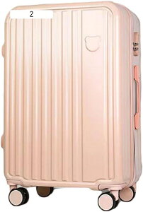 大型 静音 軽量 アルミフレーム スーツケース 前開き 製ファスナー キャリーケース XL 機内持ち込み キャリーバッグ 大容量 トラベル ハードケース 旅行 6 かわいい 可愛い おしゃれ 泊まる