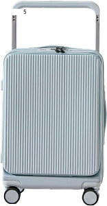 スーツケース 機内持ち込み キャリーケース トップオープン USB充電 多機能 アルミフレームロック ダブルキャスター ファッション 前開き USBポートフック付き PC収納 ストッパー付き 旅行