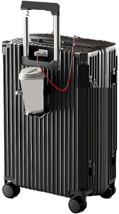 キャリーバッグ 拡張機能付 USBポートダイヤル式ロック 360度回転 静音 スーツケースロック 超軽量 機内持ち込み キャリーケース XL ファスナータイプ 旅行 ビジネス 出張 海外旅行 搭載