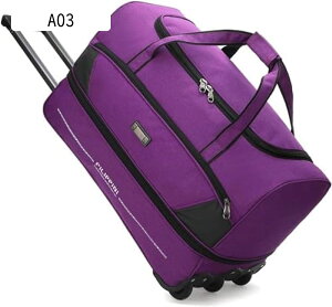 キャスターバッグ キャリーバッグ スーツケース ボストンキャリー 大容量 3way 折りたたみ 3輪 撥水加工 トロリーバッグ 旅行 合宿 軽量 耐水 旅行バッグ Size (Color A05