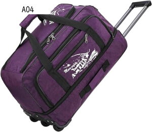 ボストンキャリー 大容量 キャリーバッグ キャスター付き スーツケース 手提げ 2way キャリーケース 2輪 宿泊 防水 軽量 耐衝撃 出張 通学 (Color Size 旅行 A02 33x3