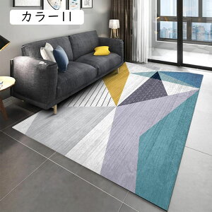 ラグ 滑り止め 柔らかい カーペット 洗える ラグマット 北欧風 モダン 絨毯 吸水速乾 抗菌防臭 防ダニ 耐摩耗性 折り畳み 床暖房対応/ホットカーペット対応 軽量設計 超高密度マイクロファ