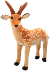 抱きまくら ニホンジカ縫い包み 可愛い もこもこ 添い寝 抱き枕 ニホンジカおもちゃ 柔らかい お誕生日 多機能 横向き寝 洗える 癒し系 デスク 昼寝まくら プレゼント ふわふわ リアル ニホ