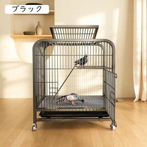 鳥かご 金属 大型 白色 60×45×66cm オカメ インコ 文鳥 鳩 鳥籠 車輪付き 鳥ケージ 複数飼い 観賞用 繁殖用 屋内/屋外用 鳥小屋 取り外し可能なトレイ付き 掃除しやすい インコケージ