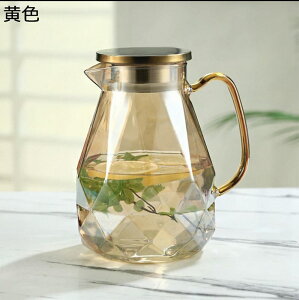 冷蔵庫ポット 麦茶ポット ガラスピッチャー 耐熱耐冷 直火可 2wayフィルター 透明 水出し 1.8L大容量 ハンドル付き ガラス製タンク 冷水筒 洗いやすい 広口 ウォータータンク 飲食店 麦茶 紅茶