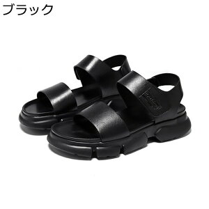 ビーチサンダル ドライバーサンダル 男性 夏 蒸れない 履きやすい 天然牛革 アウトドア ベルクロ 速乾 防滑 軽量 ツーリング 滑り止め ウォーキング キャンプ 川 旅行 運転 おしゃれ