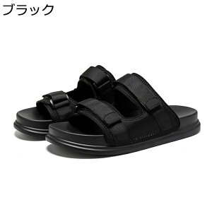 スポーツサンダル サンダル メンズ 夏 蒸れない 柔軟 歩きやすい 通気 ツーリング 滑り止め ビーサン ベルクロ 防水 サボ ノンスリップ 通学 日常 作業 スリッパ キャンパス カジュアル