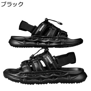 サンダル さんだる メンズ スポーツサンダル スニーカー マジックテープ 3連 バックバンド 引き紐 夏用 ストラップ 歩きやすい 滑りにくい 軽量 蒸れない アウトドア 水陸両用 カジュアル 日