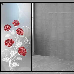 窓用 断熱フィルム ひまわり サボテン バラ柄 窓用目隠しシート 見えない はがせる 水だけで貼れる めかくしシート ウィンドウフィルム 紫外線カット レストラン 台所 移転祝い 新生活 イン