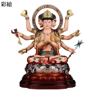 斗姆元君様 神像 風水グッズ 置物 樹脂製 道教工芸品 仏像 インテリア飾り お守り 魔除け 厄除け デスクの飾り 誕生日プレゼント 書斎 ホーム オフィス お祝い 家庭用 室内供奉