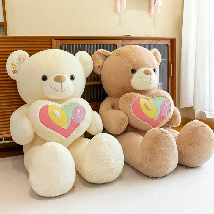 楽天市場】ぬいぐるみ テディベアぬいぐるみ 大きいサイズ かわいい 