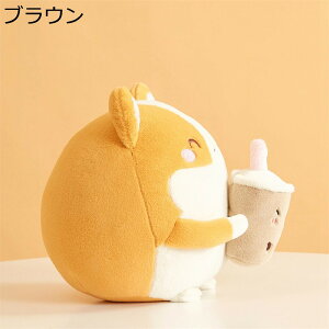 縫い包み ワンちゃん 犬 コーギー ミルクティー 笑? 丸い 団子 眠り枕 抱きまくら 添い寝枕 人形 ネムネム 居眠り 萌え萌え マショマロ触り感 お誕生日 店飾り 置物 恋人 洗える カップル