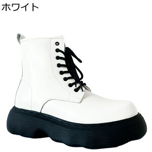 ショートブーツ 編み上げ メンズ レディース 厚底 本革 レザー バイクブーツ 牛革 冬靴 春秋 カップル 恋人 履き心地良い イングランド風 レトロ 通勤 かっこいい ファッション オートバイ