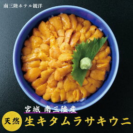 【夏季限定販売】宮城県産 三陸産 生うに ウニ 160g 塩水パック ムラサキウニ 80g×2パック 送料無料 南三陸ホテル観洋 夏の名物 南三陸 キラキラ ウニ丼 無添加 塩水ウニ グルメ ミョウバン不使用 三陸 雲丹 高級 海産物 お取り寄せ グルメ お中元 ギフト