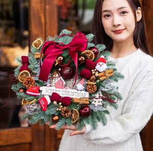 クリスマスリース クリスマスオーナメント ペンダント サンタクロース シーンペンダントクリスマスツリーペンダント ツリー ク リスマス用品 花輪掛け クリスマス雑貨 飾り装飾祝日の装い