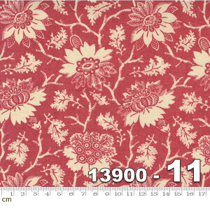 �yModa ���_�zLa Vie Boheme-13900-11(3A-05) �ԕ� ���b�h �A���e�B�[�N�� �t�����`�W�F�l���� �R�b�g��100% �V�[�`���O �y10cm�P�ʔ̔��z