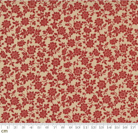 【Moda モダ】Bonheur De Jour-13915-16(3A-02) 小花柄 ベージュ系 アンティーク コットン100% シーチング French General フレンチジェネラル【10cm単位販売】