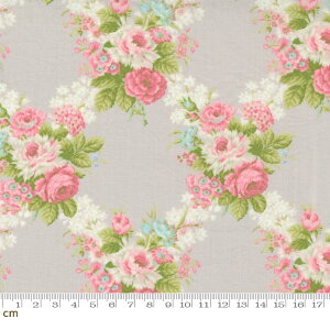 �yModa ���_�zCottage Linen Closet-18730-15(2D-01)(2D-02) �O���[�n �s���N�n �p�X�e�� ��ԕ� �u�[�P�� �啿 �R�b�g�� 100% �V�[�`���O�y10cm�P�ʔ̔��z