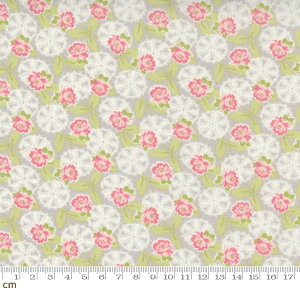 【Moda モダ】Cottage Linen Closet-18733-15(2D-01)(2D-02) ホワイト系 ピンク系 パステル 小花柄 アンティーク コットン100% シーチング【10cm単位販売】