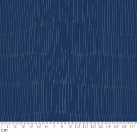 【Moda モダ】Floradora-RS6027-14(2E-08) ネイビー グレー ストライプ柄 ruby star ルビースター コットン100% シーチング【10cm単位販売】