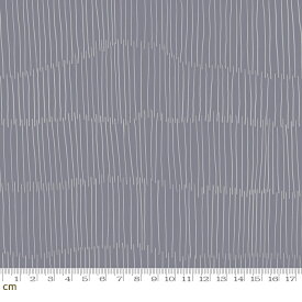 【Moda モダ】Floradora-RS6027-15(2E-08) グレー ホワイト ストライプ柄 ruby star ルビースター コットン100% シーチング【10cm単位販売】