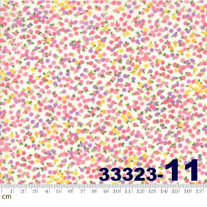 【Moda モダ】Regent Street Lawns 2018-33323-11(ローン生地)(2C-03) ホワイト系 ピンク系 小花柄 ファンシー コットン100%【10cm単位販売】