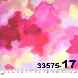 【Moda モダ】Fanciful Forest-33575-17(2E-04) ピンク レッド カラフル テクスチャ柄 水彩風 コットン100% シーチング フレンチジェネラル【10cm単位販売】