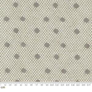 【Moda モダ】Date Night-30717-12(3B-02) ベージュ系 ホワイト系 オフホワイト チェック柄 ドット柄 レース シック コットン100% シーチング【10cm単位販売】