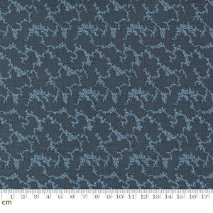 【Moda モダ】Bleu De France-13938-17(3B-02) ブルー系 幾何学模様 アンティーク コットン100% シーチング French General フレンチジェネラル 【10cm単位販売】