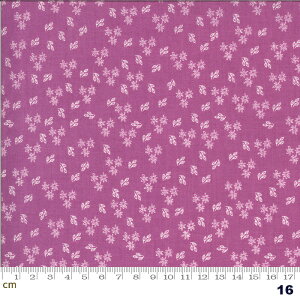 【Moda モダ】Balboa-37594-16(2E-05) ホワイト系 パープル系 花柄 植物柄 コットン100% シーチング 【10cm単位販売】