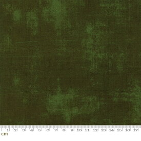 【Moda モダ】Grunge-30150-394(3A-01) モスグリーン テクスチャ柄 ヴィンテージ風 ラッカープリント コットン100％ シーチング【10cm単位販売】
