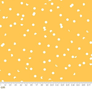 【Moda モダ】Hole Punch Dot-RS3025-26(2C-02) イエロー系 黄色 ドット柄 水玉 記号柄 コットン100% シーチング【10cm単位販売】