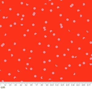 【Moda モダ】Hole Punch Dot-RS3025-32(2C-02) レッド系 赤色 ドット柄 水玉 記号柄 コットン100% シーチング【10cm単位販売】