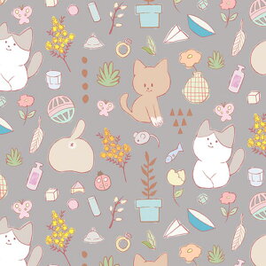 �ynora. �m���z24SP-ST1410-D(3D) �O���[ �l�R�� ������ �A�j�}�� ���킢�� �L�����N�^�[�� �R�b�g��100% �V�[�`���O�y10cm�P�ʔ̔��z