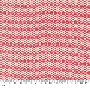 【Moda モダ】On Dasher-55667-11(3B-06) レッド 赤 鱗模様 マーメイド柄 幾何学模様 クリスマス Xmas コットン100% シーチング【10cm単位販売】