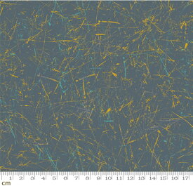 【Moda モダ】Teddy And The Bears-RS2108-16(3B-08) テクスチャ柄 スクラッチパターン グレー カラフル ルビースター Ruby Star Society コットン100% シーチング【10cm単位販売】