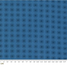 【Moda モダ】Time And Again-23364-14(3B-05) 記号柄 星柄 幾何学柄 青 ネイビーブルー ヴィンテージ ハンドメイド コットン100％ シーチング 110cm幅【10cm単位販売】