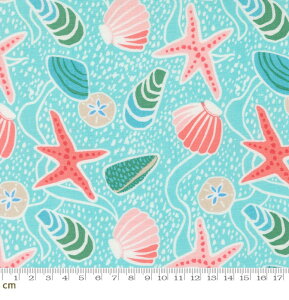 �yModa-k ���_�zReef-27340-24(3A-04) �u���[ ���F �C �r�[�` ���[�t �^�C�h�v�[�� �q�g�f �L �J�V�p�� �C�̐����� �V�[�`���O 110cm���y10cm�P�ʔ̔��z