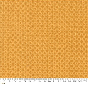【Moda モダ】Acorn Hollow-30768-20(3B-09) 幾何学 リング柄 ドット 水玉 マスタード イエロー 黄色 シーチング 110cm幅【10cm単位販売】
