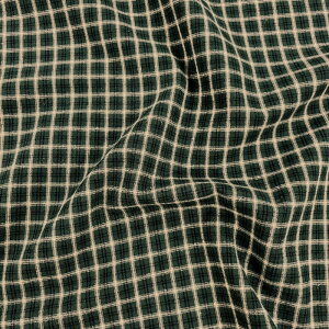 【布のsonata】先染めフロッシングチェック ATYD0007(3A) 小さめ チェック 格子柄 シンプル ベーシック 110cm幅 【10cm単位販売】